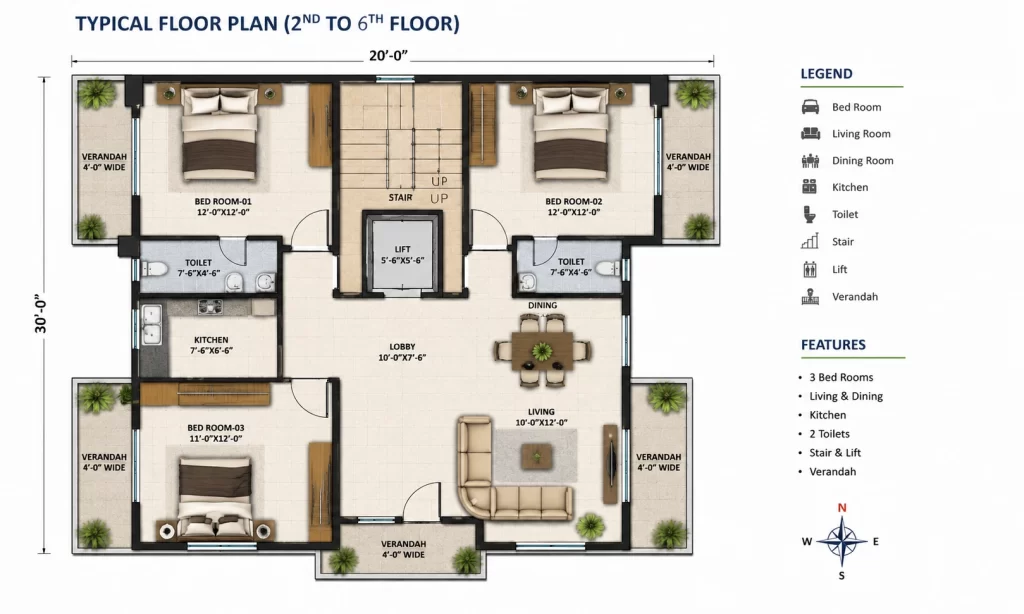 2nd floor plan
